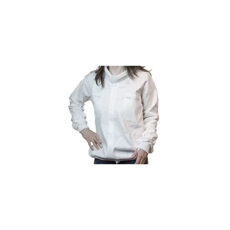 Blouson d'apiculture en coton col bourrelet