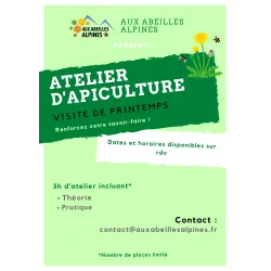 Atelier d'apiculture Visite de printemps